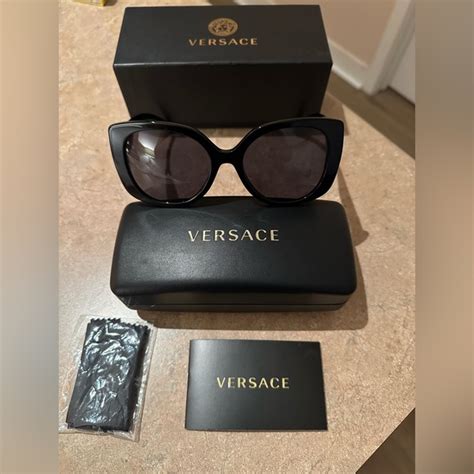 versace oversized square frames